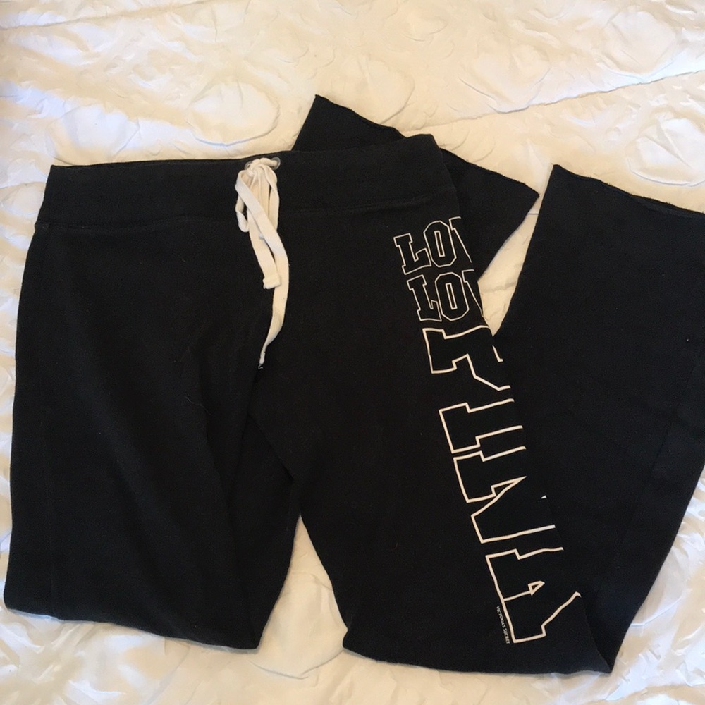 Victoria’s Secret pink wide leg sweatpants
